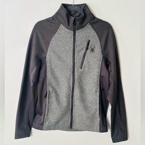 Men’s Spyder Charcoal and Gray Ski Jacket